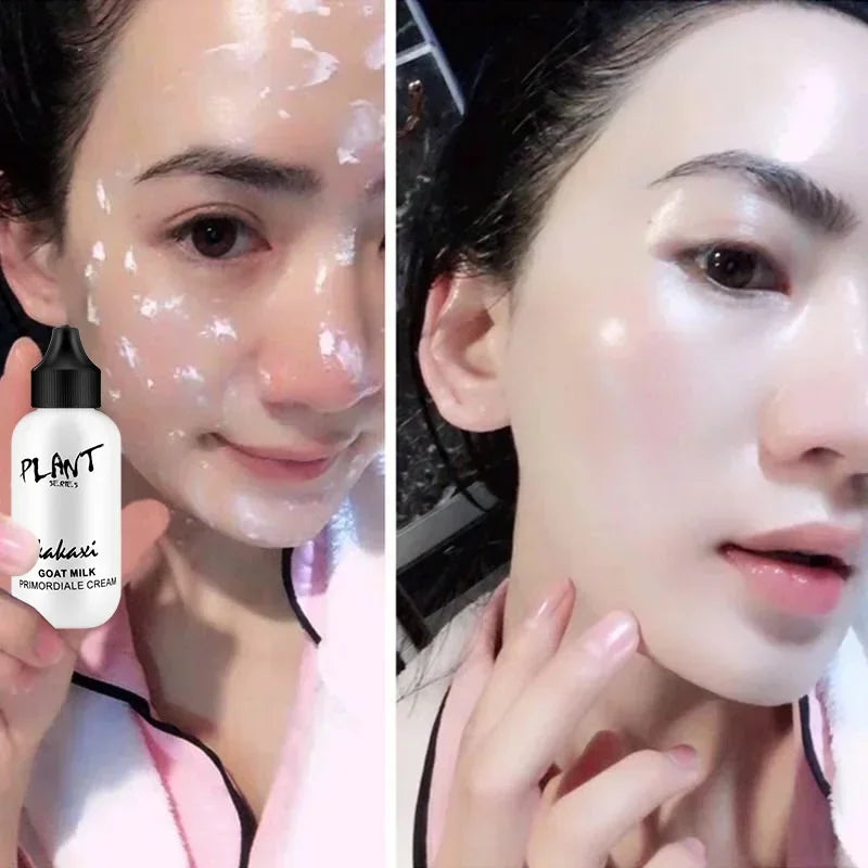 New improved Goat Milk Liquid Foundation Cream Waterproof Oil-control Cover Acne Base Cream Makeup Moisturize Matte Concealer Cosmetic