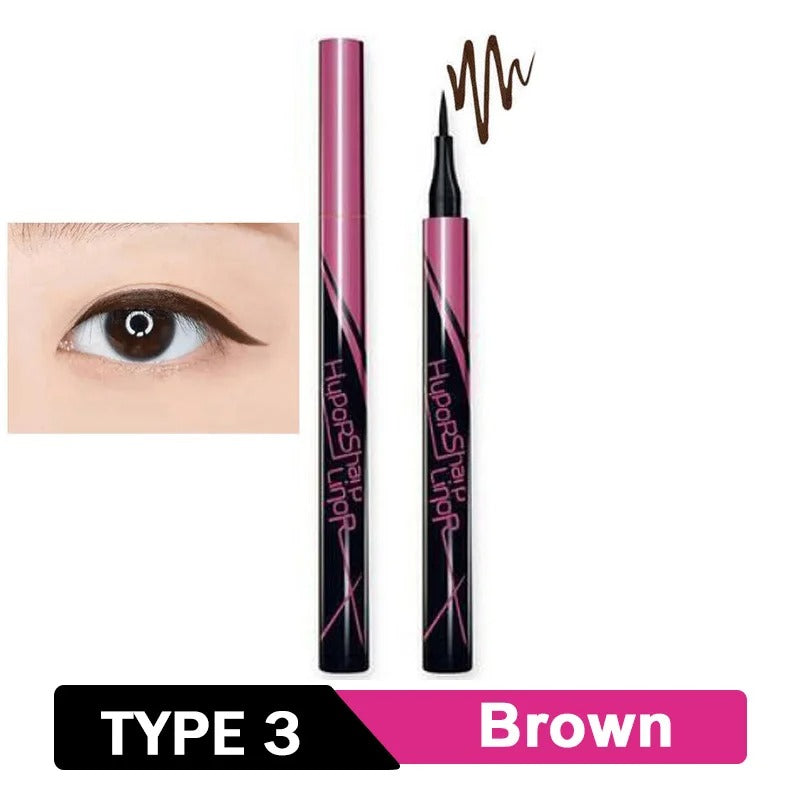 Black Liquid Eyeliner Waterproof Long Lasting Eye Liner Pencil Quick Drying Not Bloom Natural Liquid Pen Cosmetic Tools