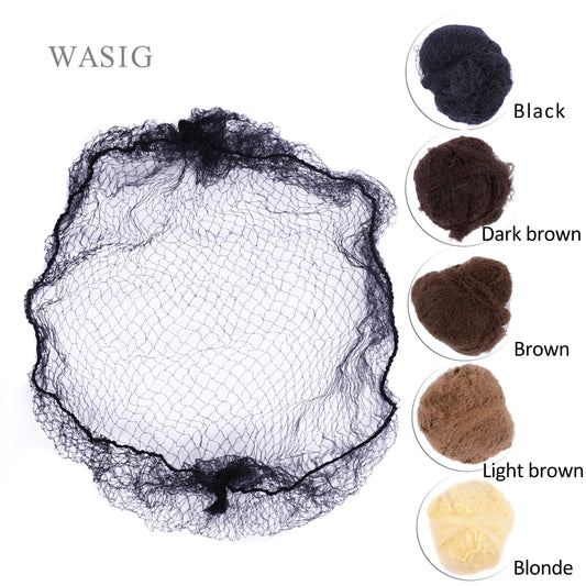 50pcs/20pcs Sample Order Five Colors Nylon Invisible Soft Elastic Lines Hair Net