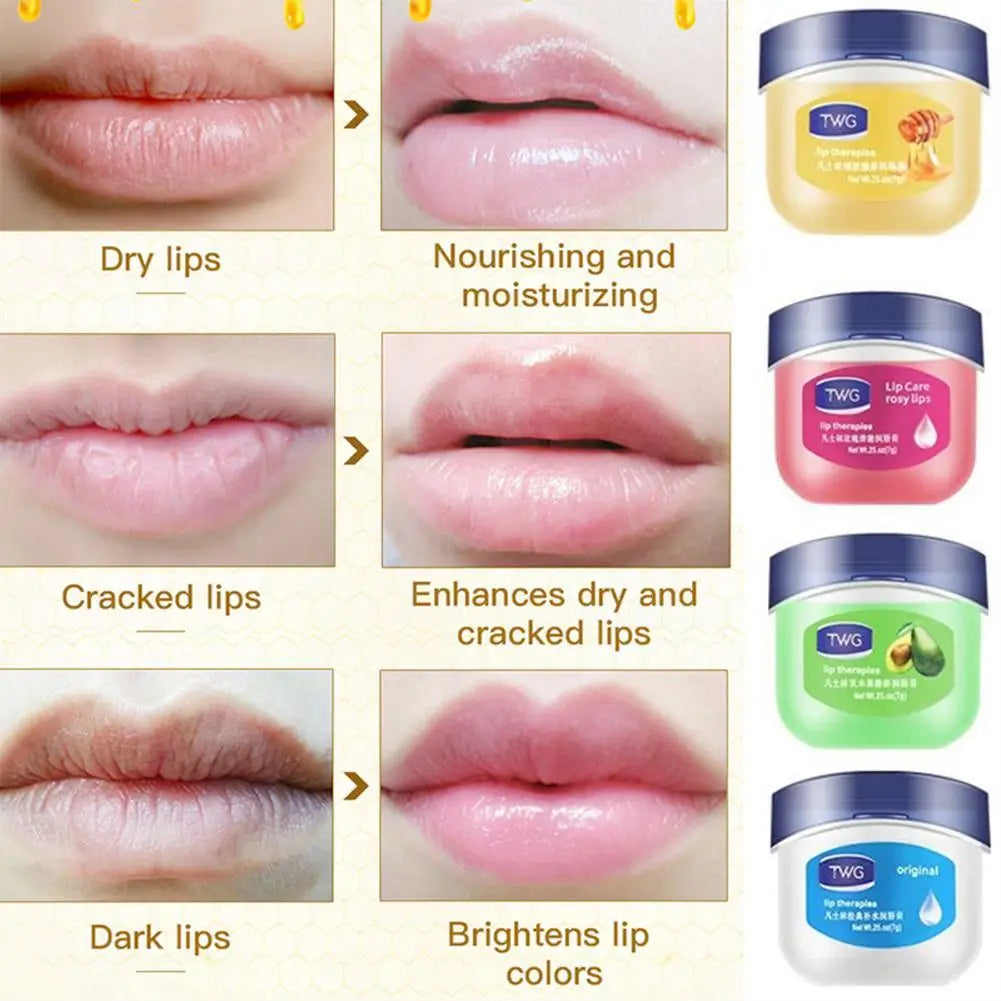 4/6/8PCS Lip Balm Natural Plant Anti-Cracking Lip Care