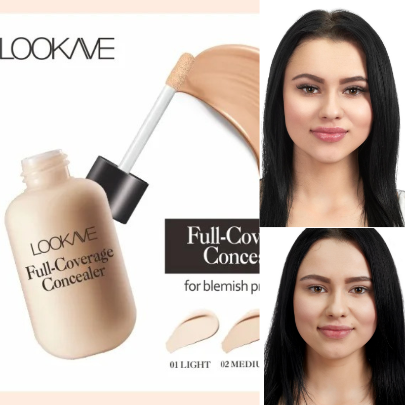 Waterproof Liquid Concealer Matte Full Coverage Acne Scars Dark Circles Foundation