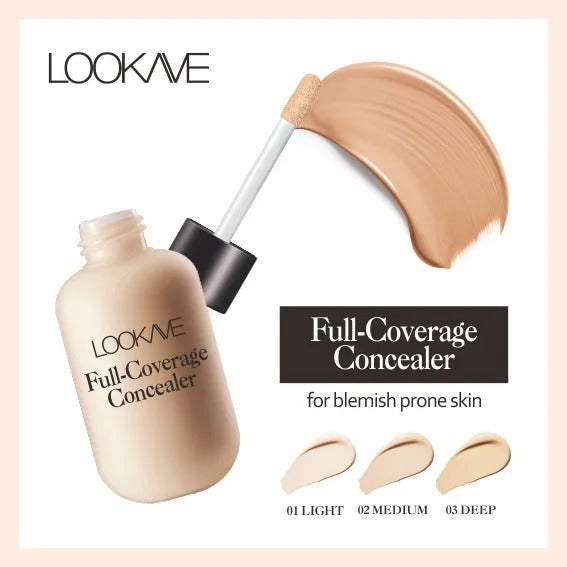 Waterproof Liquid Concealer Matte Full Coverage Acne Scars Dark Circles Foundation