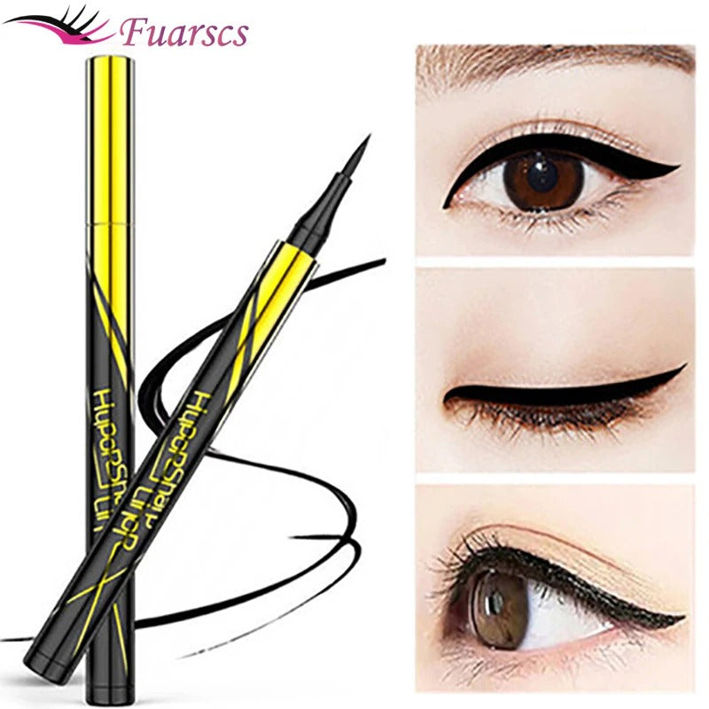 Black Liquid Eyeliner Waterproof Long Lasting Eye Liner Pencil Quick Drying Not Bloom Natural Liquid Pen Cosmetic Tools