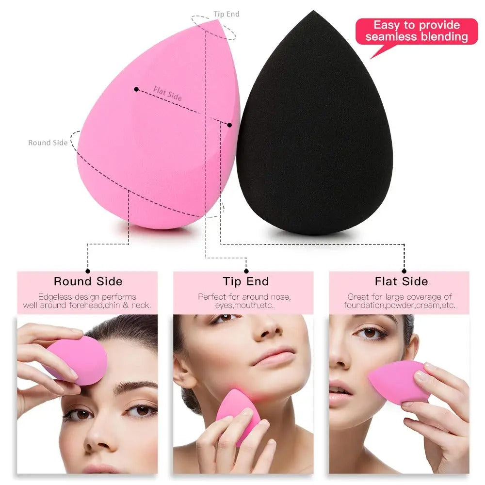 10/20/50/100Pcs Best Sponge Cosmetic Puff Bulk Beauty Egg Set Water Drop Make up Blender