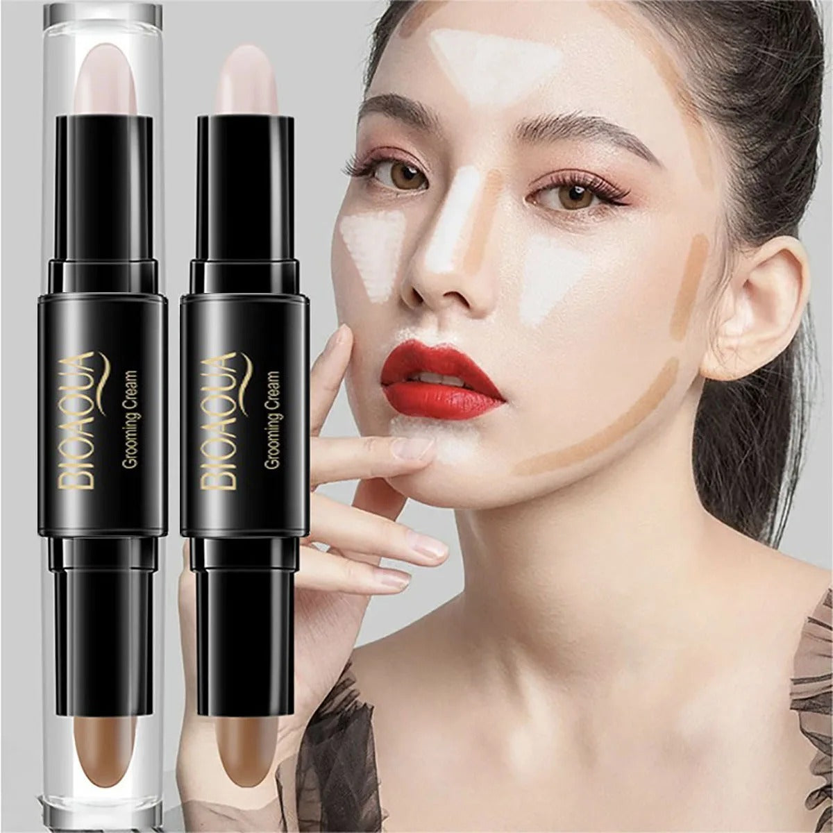 High Quality Professional Makeup Base Foundation Cream for Face Concealer Contouring for Face Bronzer Beauty