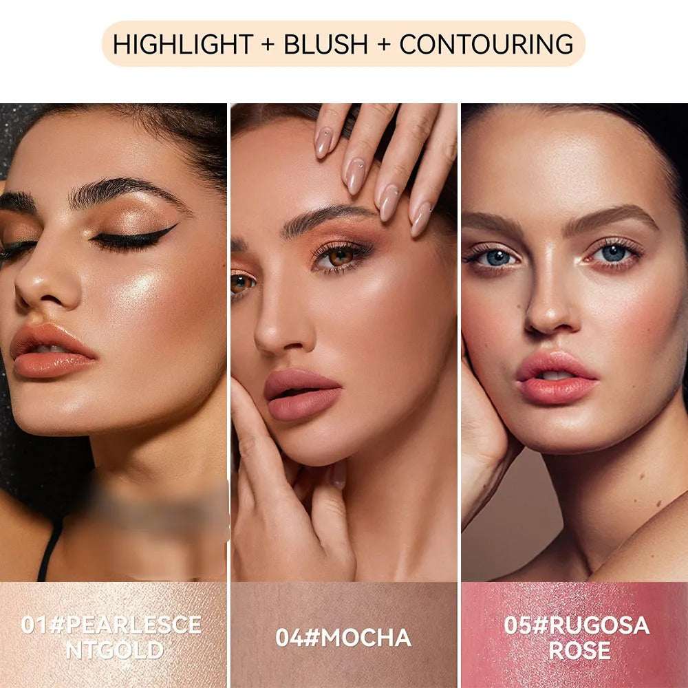 Highlighting & Bronzer Stick Face Brightening Blusher Concealer Pen Long Lasting Corrector Nose Shadow Contouring Cosmetics