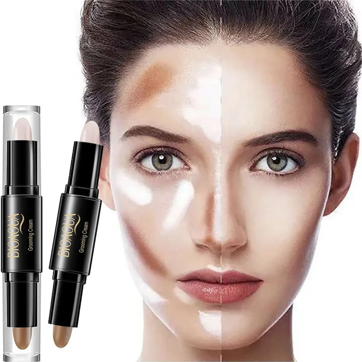 High Quality Professional Makeup Base Foundation Cream for Face Concealer Contouring for Face Bronzer Beauty