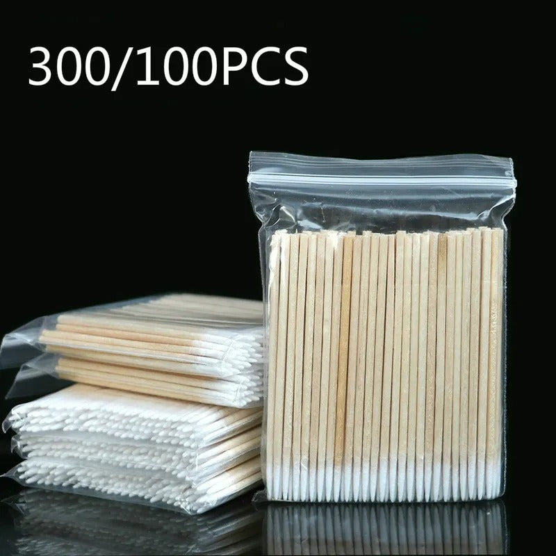 Disposable Cotton Swab Lint Free Micro Brushes Offical- Make up Pro