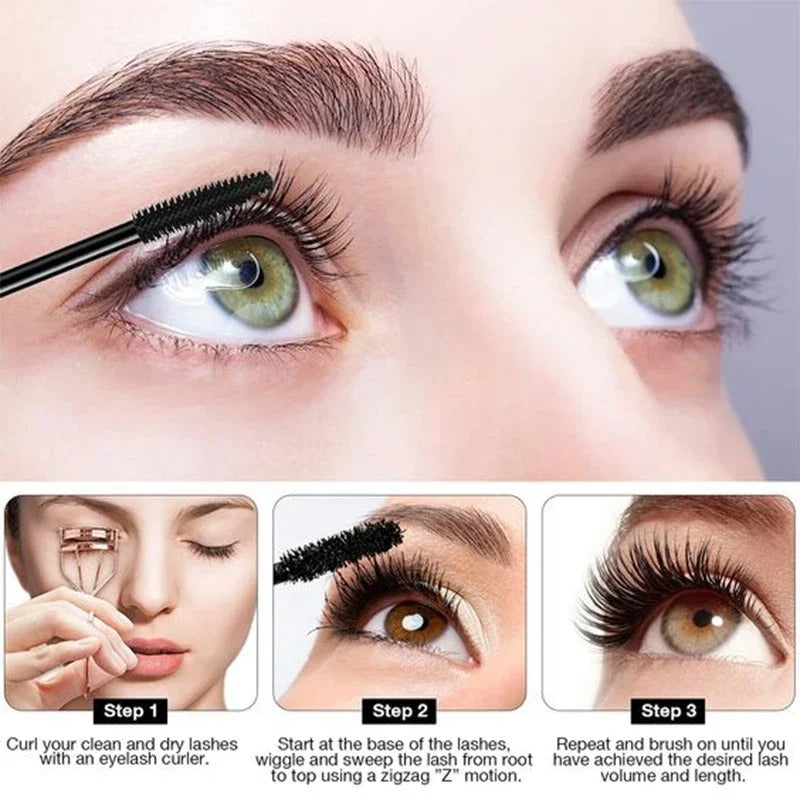 4D Silk Fiber Lash Curling Best Mascara Waterproof