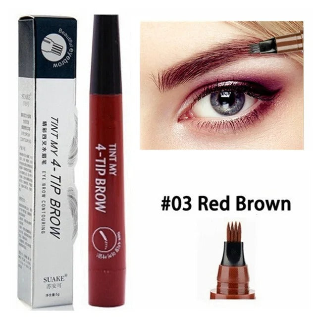 Unique Microblading Eyebrow Pen Waterproof Liquid Pencil Long Lasting Eyebrow Tattoo Pen Cosmetics