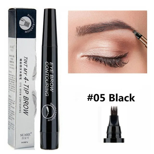 Unique Microblading Eyebrow Pen Waterproof Liquid Pencil Long Lasting Eyebrow Tattoo Pen Cosmetics