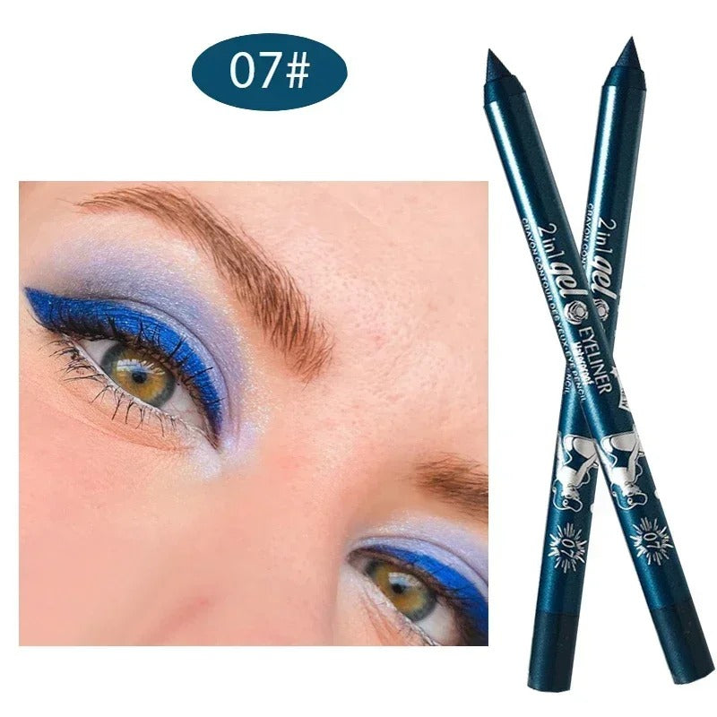 Long Lasting Eyeliner Pencil Colourful Pigment Waterproof Gel Eye Liner Pen Makeup