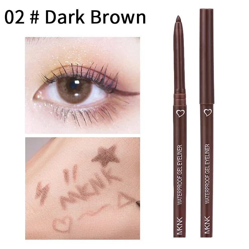 Long Lasting Eyeliner Pencil Colourful Pigment Waterproof Gel Eye Liner Pen Makeup