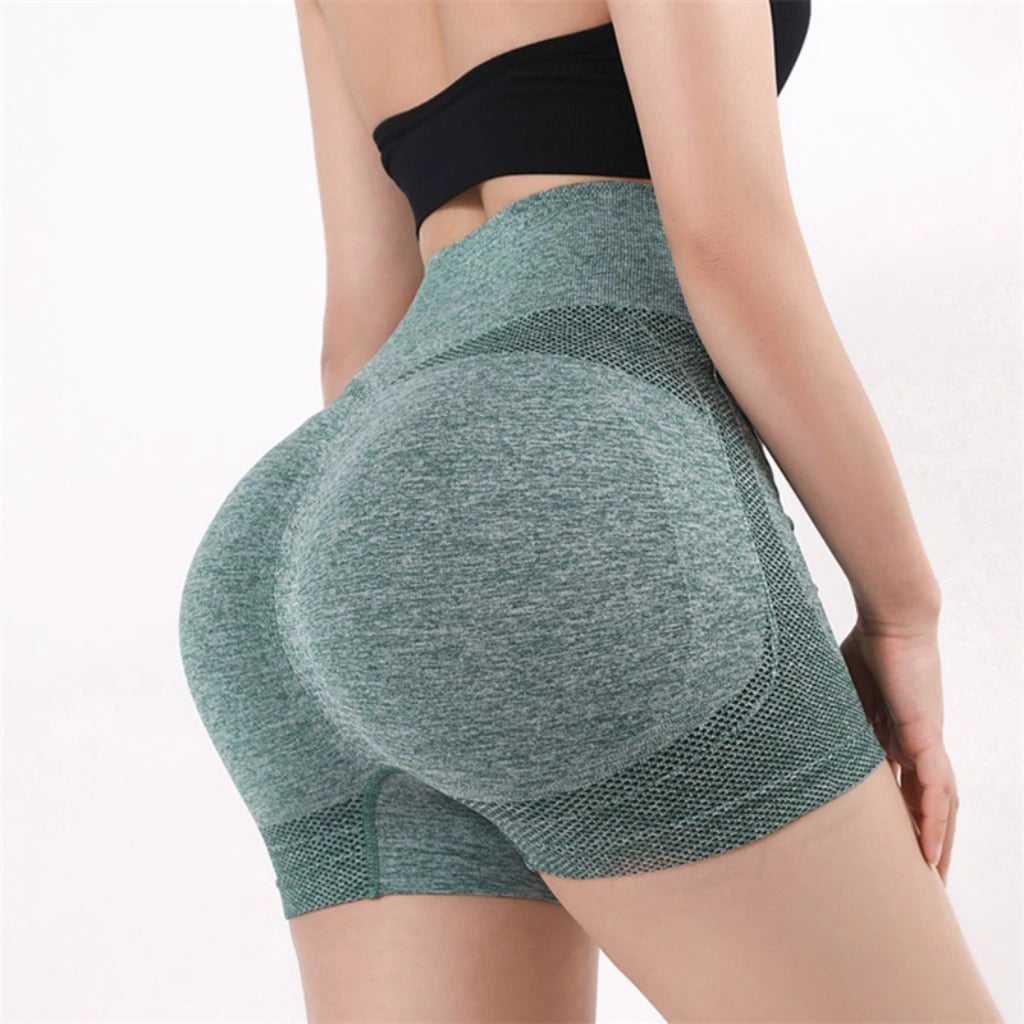 Butt Lift Yoga Shorts High Waist Workout Fitness Gym Running Casual